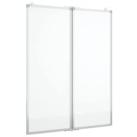 Whiteboard magnetisch inklapbaar 80x100x1,7 cm aluminium 2