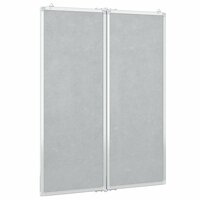 Whiteboard magnetisch inklapbaar 80x100x1,7 cm aluminium 4
