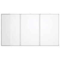 Whiteboard magnetisch inklapbaar 180x100x1,7 cm aluminium 3