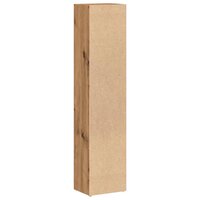 CD-kasten 2 st 21x16x93,5 bewerkt hout artisanaal eikenkleur 7