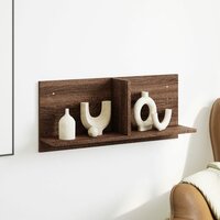 Wandkast 70x16,5x30 cm bewerkt hout bruin eikenkleur 3