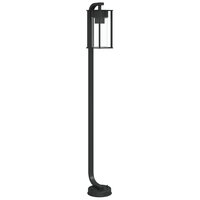 Vloerlamp voor buiten 100 cm roestvrij staal zwart 2