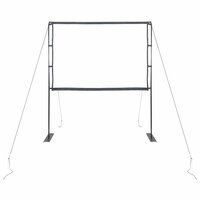 Projectiescherm met statieven 100 inch 4:3 3