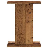 Speakerstandaards 2 st 30x30x40 cm bewerkt hout oud houtkleurig 4