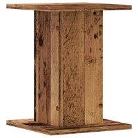 Speakerstandaards 2 st 30x30x40 cm bewerkt hout oud houtkleurig 6