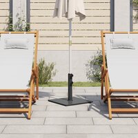 Parasolvoet voor stokken van &Oslash;32/38/48 mm 17 kg vierkant 3