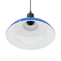 Hanglamp in hoogte verstelbaar E27 &Oslash;31 cm metaal donkerblauw 9