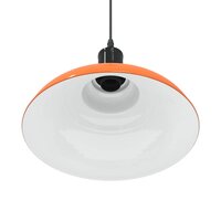 Hanglamp in hoogte verstelbaar E27 &Oslash;31cm metaal glanzend oranje 9