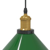 Hanglamp in hoogte verstelbaar E27 &Oslash;22 cm metaal glanzend groen 7