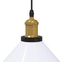 Hanglamp in hoogte verstelbaar E27 &Oslash;22 cm metaal glanzend wit 8