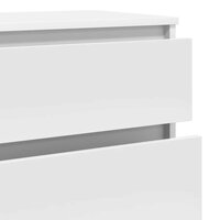 Ladekast 60x36x103 cm bewerkt hout wit 8