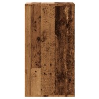 Ladekast 40x41x76 cm bewerkt hout oud houtkleurig 6