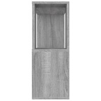 Boekenkast/kamerscherm 80x24x63 cm grijs sonoma eikenkleurig 6