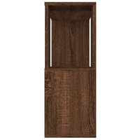 Boekenkast/kamerscherm 80x24x63 cm bruin eikenkleur 6