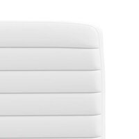 Eetkamerstoelen 2 st kunstleer wit 7