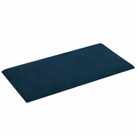 Wandpanelen 12 st 2,16 m&sup2; 60x30 cm fluweel blauw 6