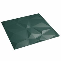 24 st Wandpanelen diamant 6 m&sup2; 50x50 cm XPS groen 5