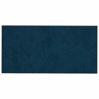 Wandpanelen 12 st 0,54 m&sup2; 30x15 cm fluweel blauw 3