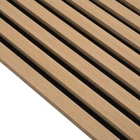 Akoestische wandpanelen 2 st latten 60,5x60 cm eikenfineer 7