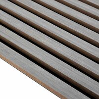 Akoestische wandpanelen 2 st latten 60,5x60 cm eikenfineer 7