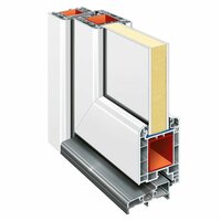 Voordeur 108x200 cm PVC wit 6