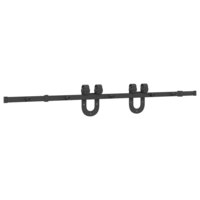 Doos met onderdelen voor schuifdeur 183 cm staal zwart 7