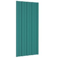 Dakpanelen 36 st 100x45 cm gegalvaniseerd staal groen 3