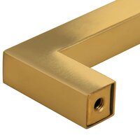 Handvatten 10 st 160 mm roestvrij staal goudkleurig 8