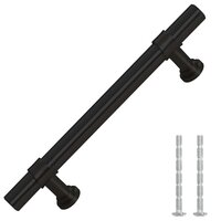 Handvatten 10 st 96 mm roestvrij staal zwart 3