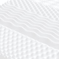 Schuimmatras 7 zones hardheid 20 ILD 160x200 cm wit 5