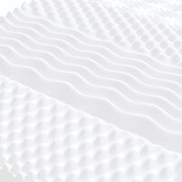 Schuimmatras 7 zones hardheid 20 ILD 120x210 cm wit 5
