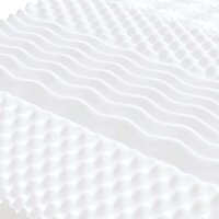 Schuimmatras 7 zones hardheid 20 ILD 120x220 cm wit 5