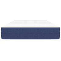 Pocketveringmatras 90x190x20 cm stof blauw 3