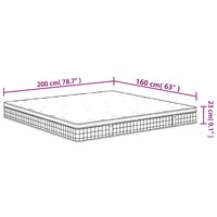 Binnenveringmatras middelhard 160x200 cm 7