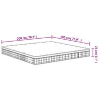 Binnenveringmatras middelhard 180x200 cm 7