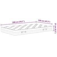 Binnenveringmatras middelhard 120x200 cm 7