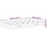 Binnenveringmatras middelhard 160x200 cm 7