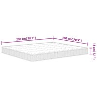 Binnenveringmatras middelhard 180x200 cm 7