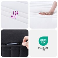 Binnenveringmatras middelhard 90x200 cm 9