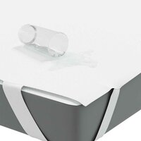 Matrasbeschermer waterdicht 160x220 cm wit 3