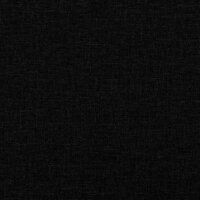 Hoofdbordkussen 80 cm stof zwart 9