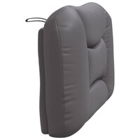 Hoofdbordkussen 80 cm kunstleer grijs  6