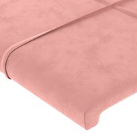 Hoofdbord 80x5x78/88 cm fluweel roze 4