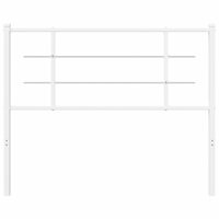Hoofdbord 107 cm metaal wit 3