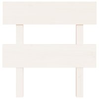 Hoofdbord 93,5x3x81 cm massief grenenhout wit 3