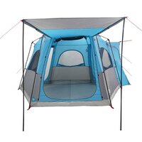 Autotent 4-persoons waterdicht blauw 6