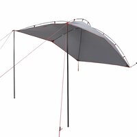 Autotent waterdicht grijs en oranje 2