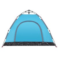 Tent 3-persoons snelontgrendeling blauw 9
