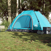 Tent 5-persoons snelontgrendeling blauw 3