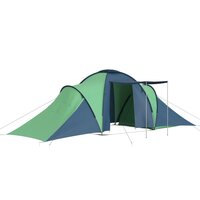 Tent 6-persoons blauw en groen 2